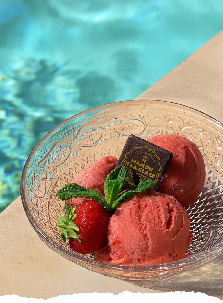 Sorbet Maison de la Glace - Slider mobile